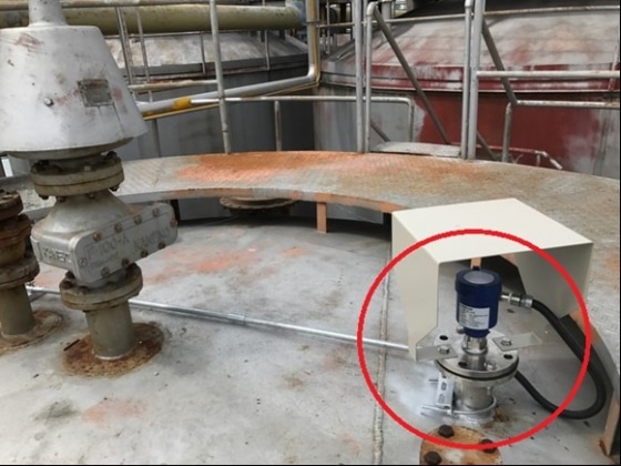 LR15 300 Ton儲油槽庫存量連續監測系統