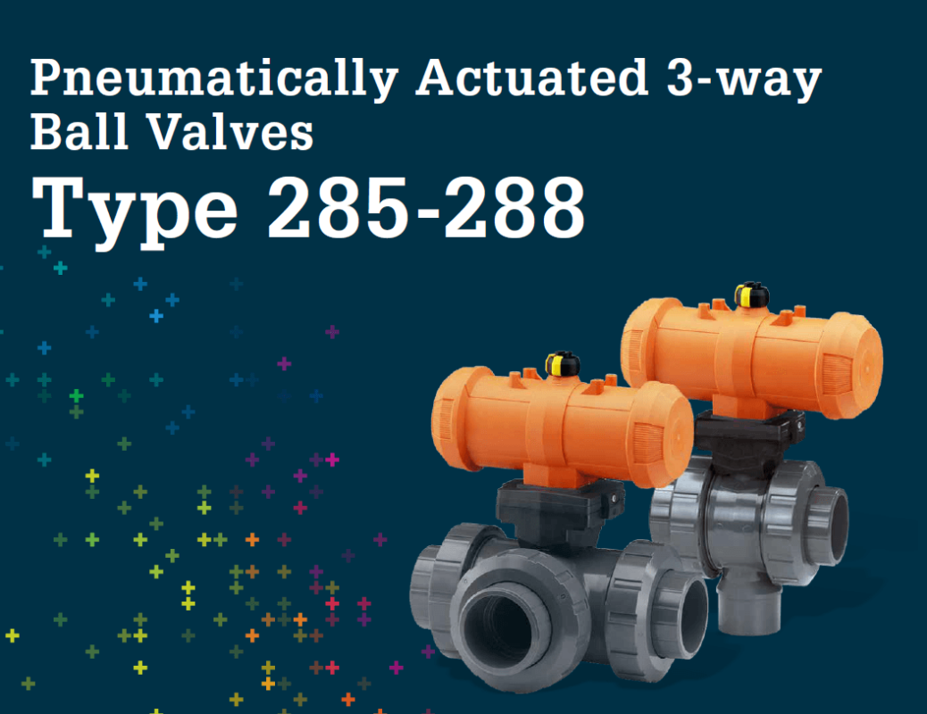 3 way ball valves Type 285 288
