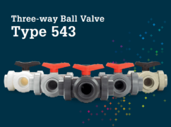 3 way ball valves Type 543