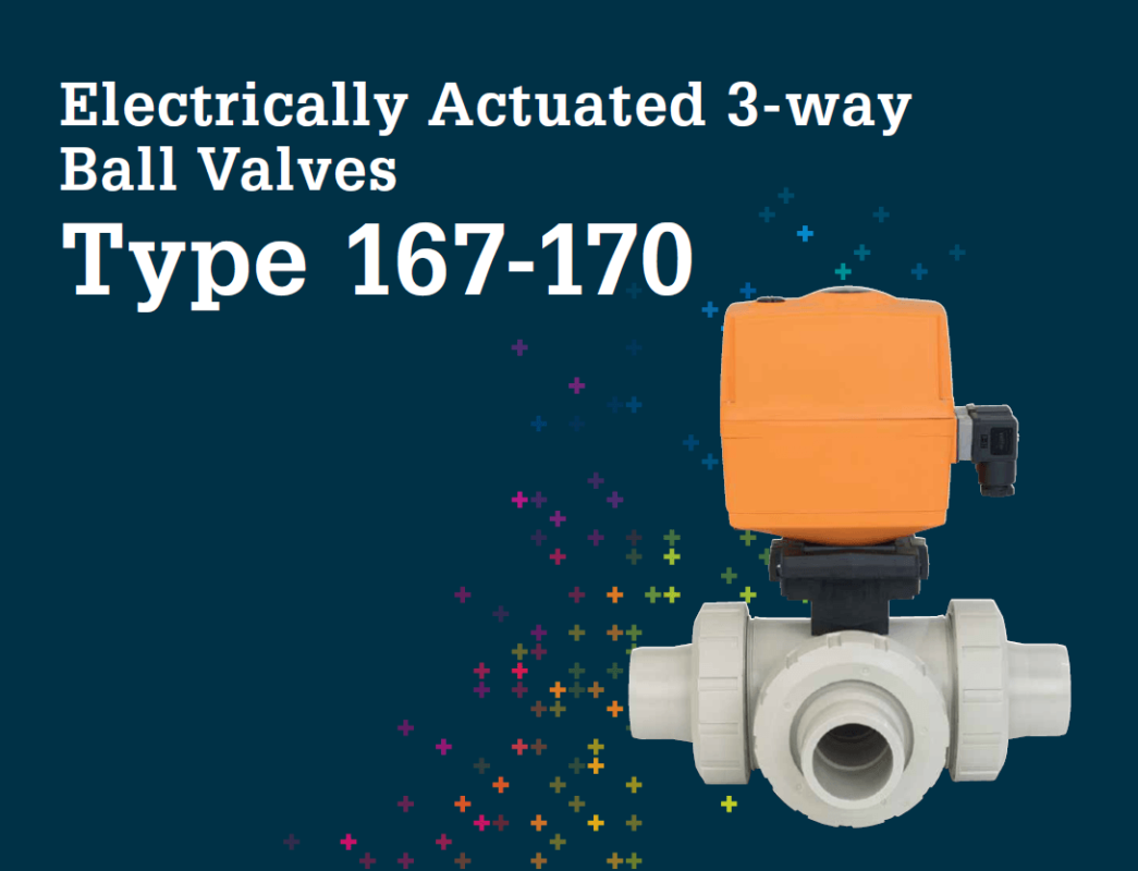 Electric Actuators 3 way ball valve Type 167 170