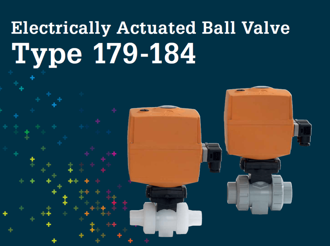 Electrically Actuated Ball Valve Type 179 184