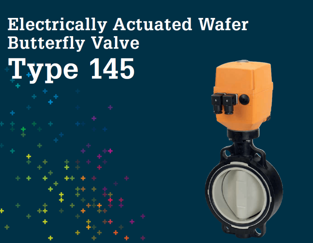 Electrically Actuated Wafer Butterfly valve Type 145
