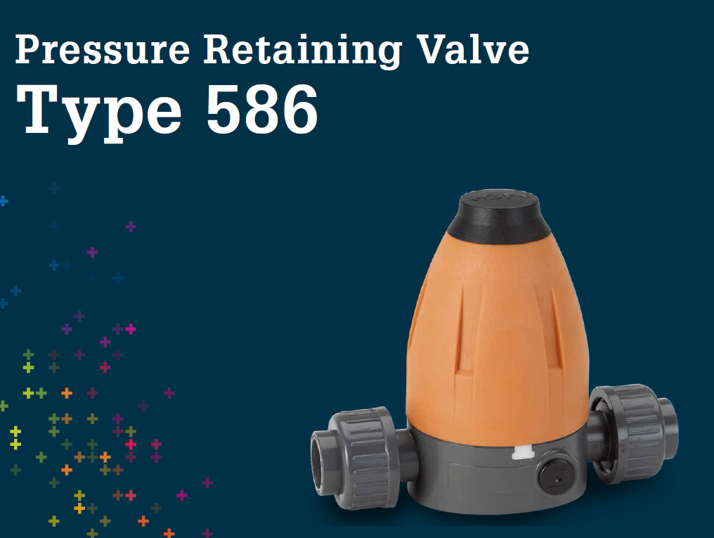 Pressure Retaining Valve Type 586