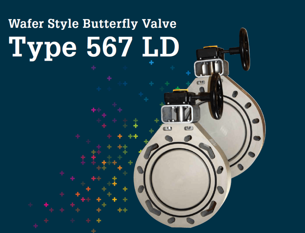 Wafer Style Butterfly Valve Type 567LD